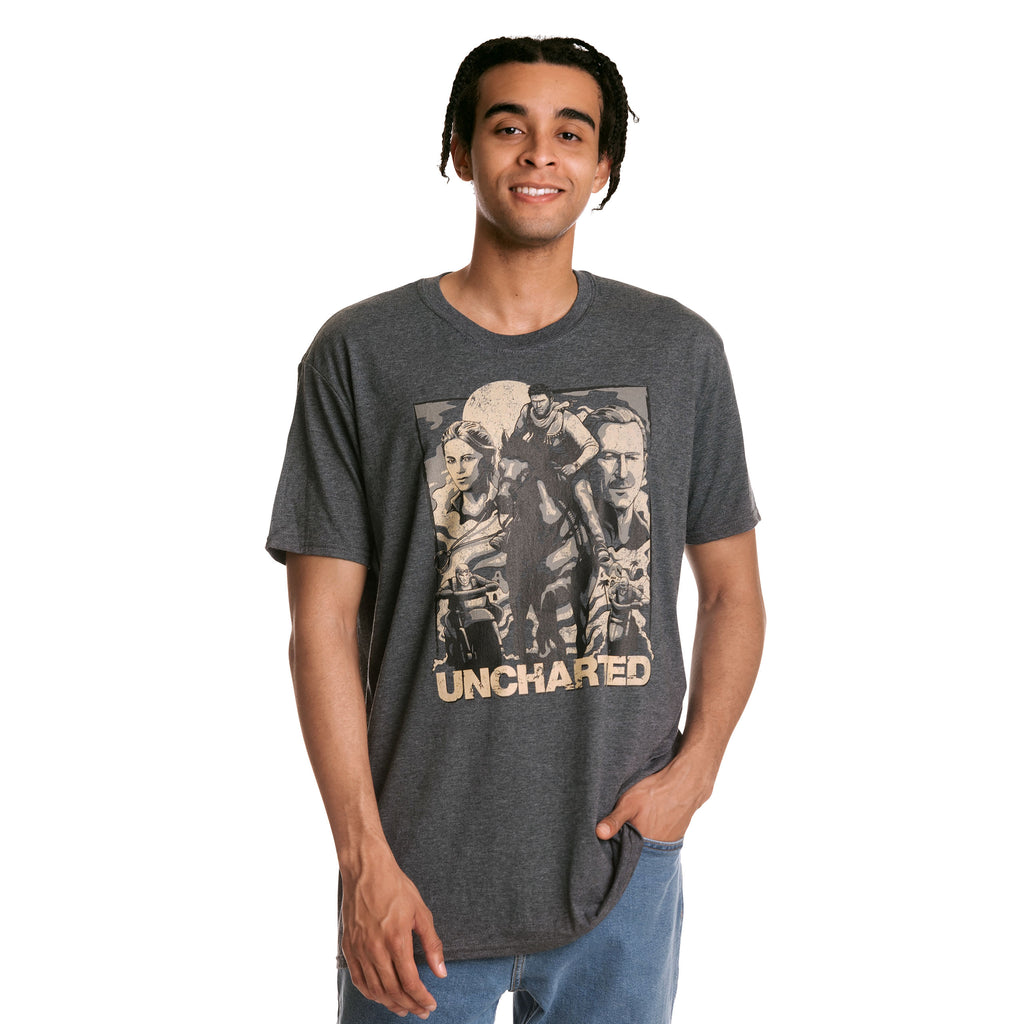Product image Uncharted - Cover Page T-Shirt grey