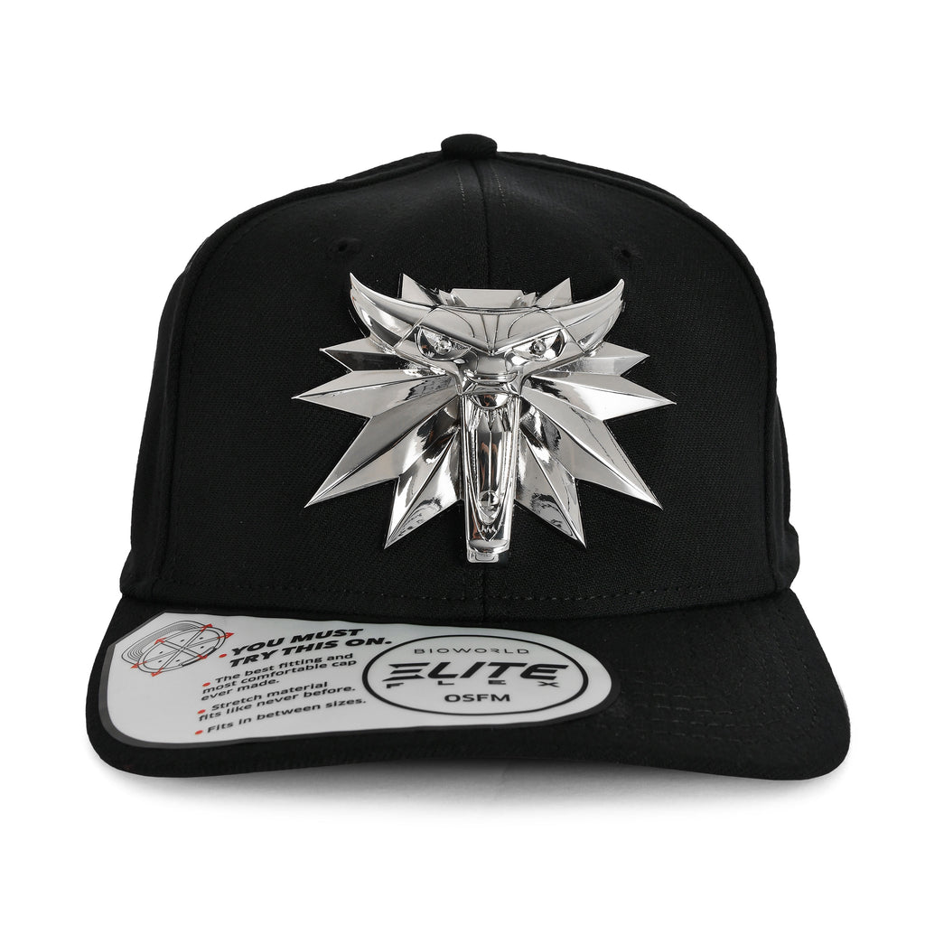 Image produit Witcher - Casquette de baseball médaillon loup noir
