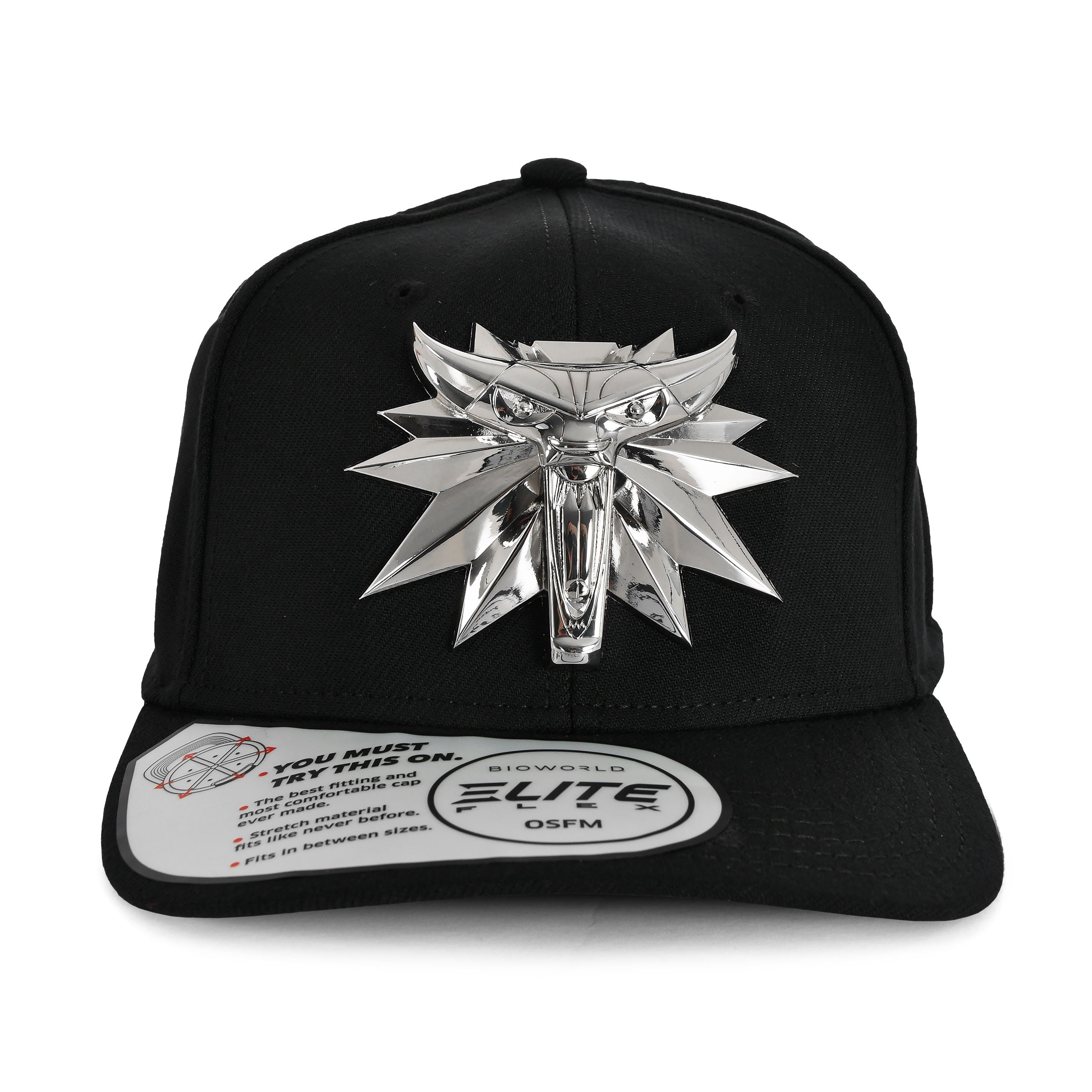 Image produit Witcher - Casquette de baseball médaillon loup noir