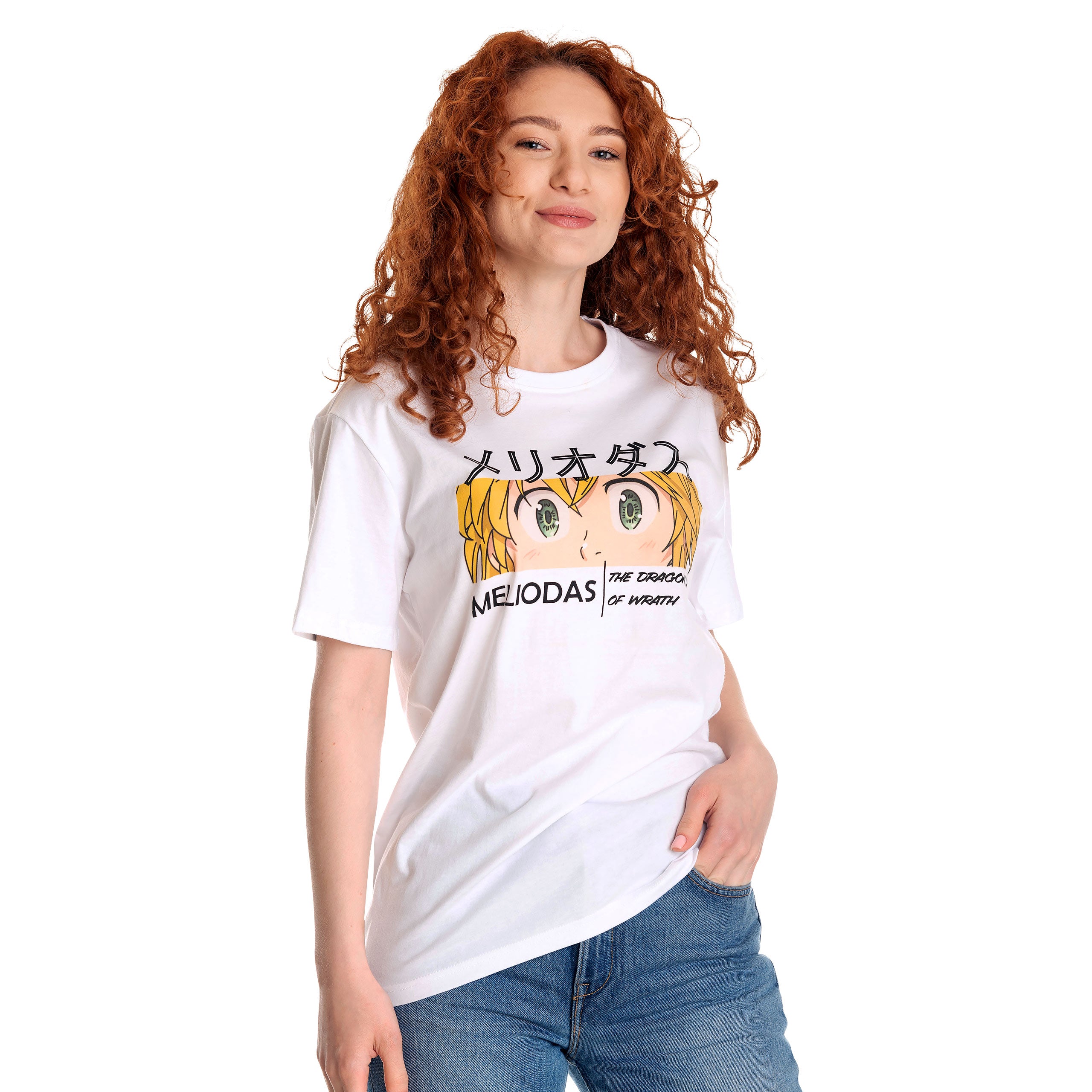 Image produit Seven Deadly Sins - T-shirt Meliodas pour femmes blanc