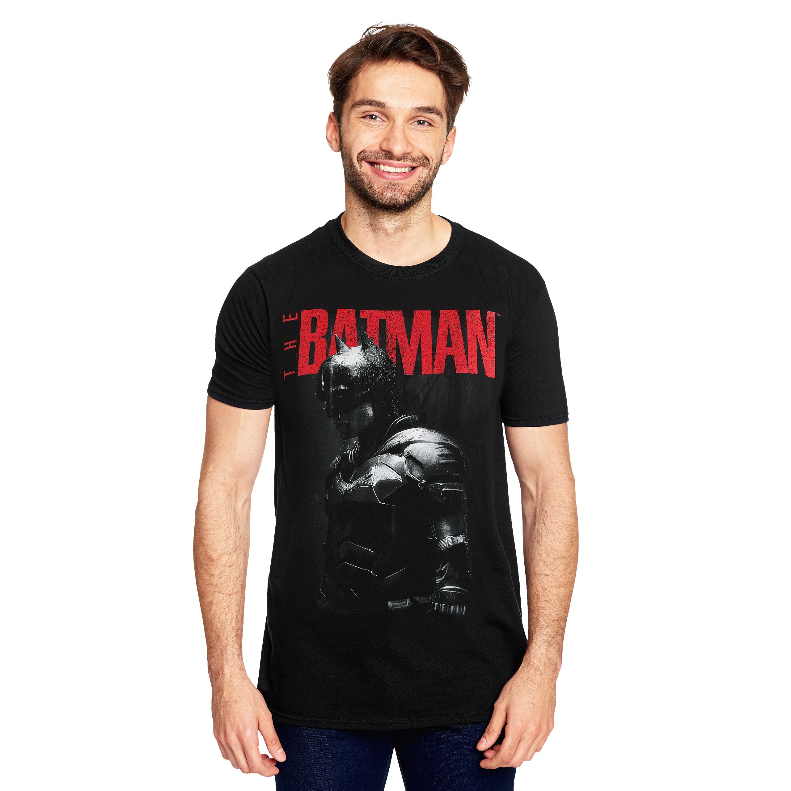 Image produit The Batman - T-Shirt Noir Standing In The Rain