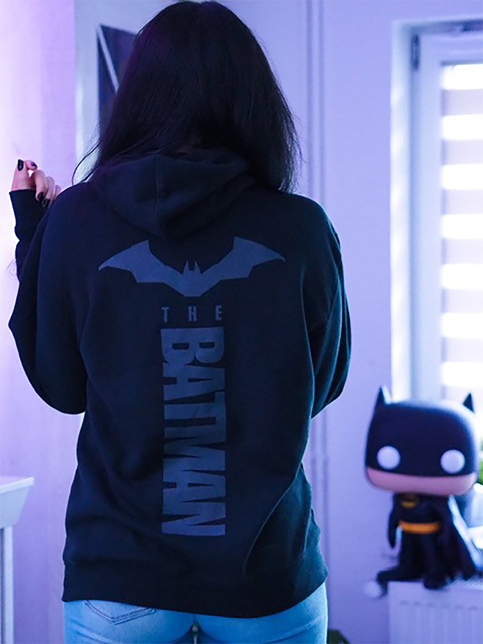 Image produit Le Sweat à Capuche Logo Batman Noir
