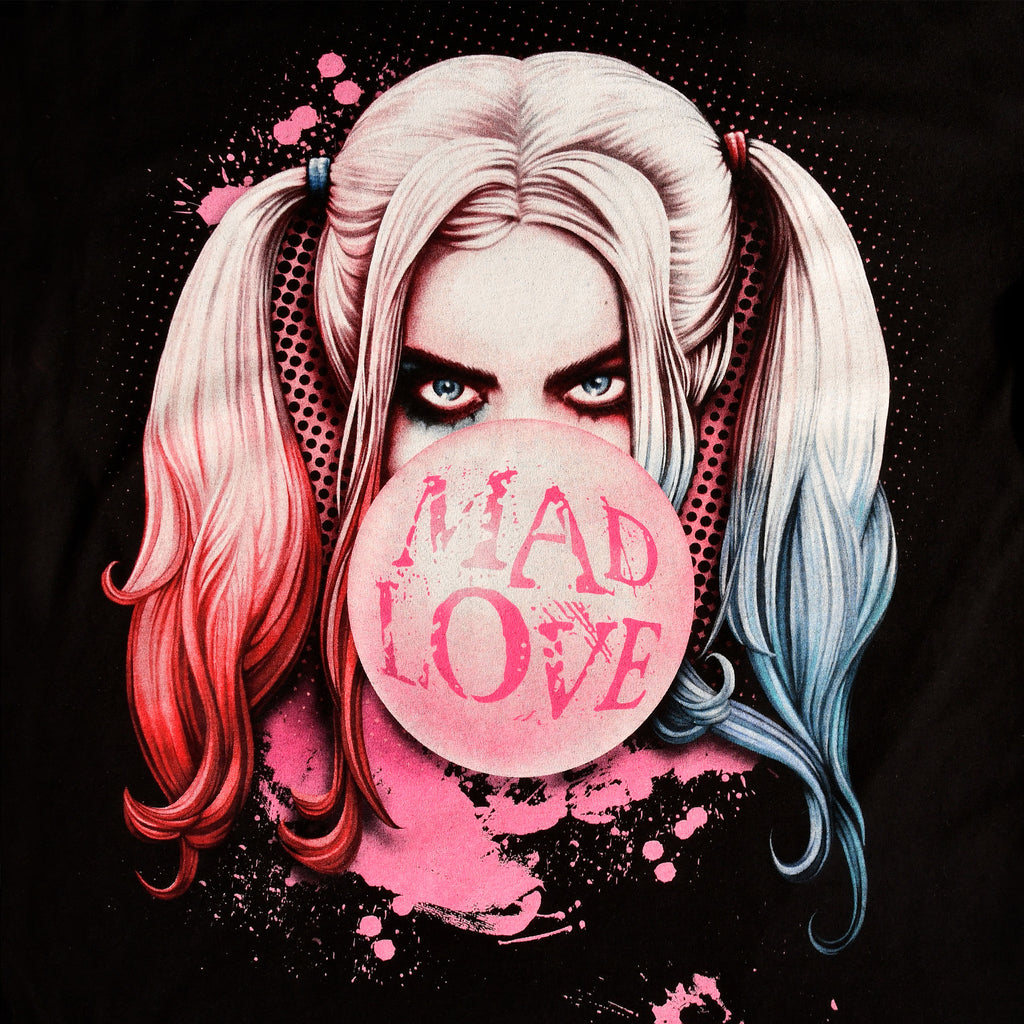 Image produit Harley Quinn - Mad Love T-Shirt noir