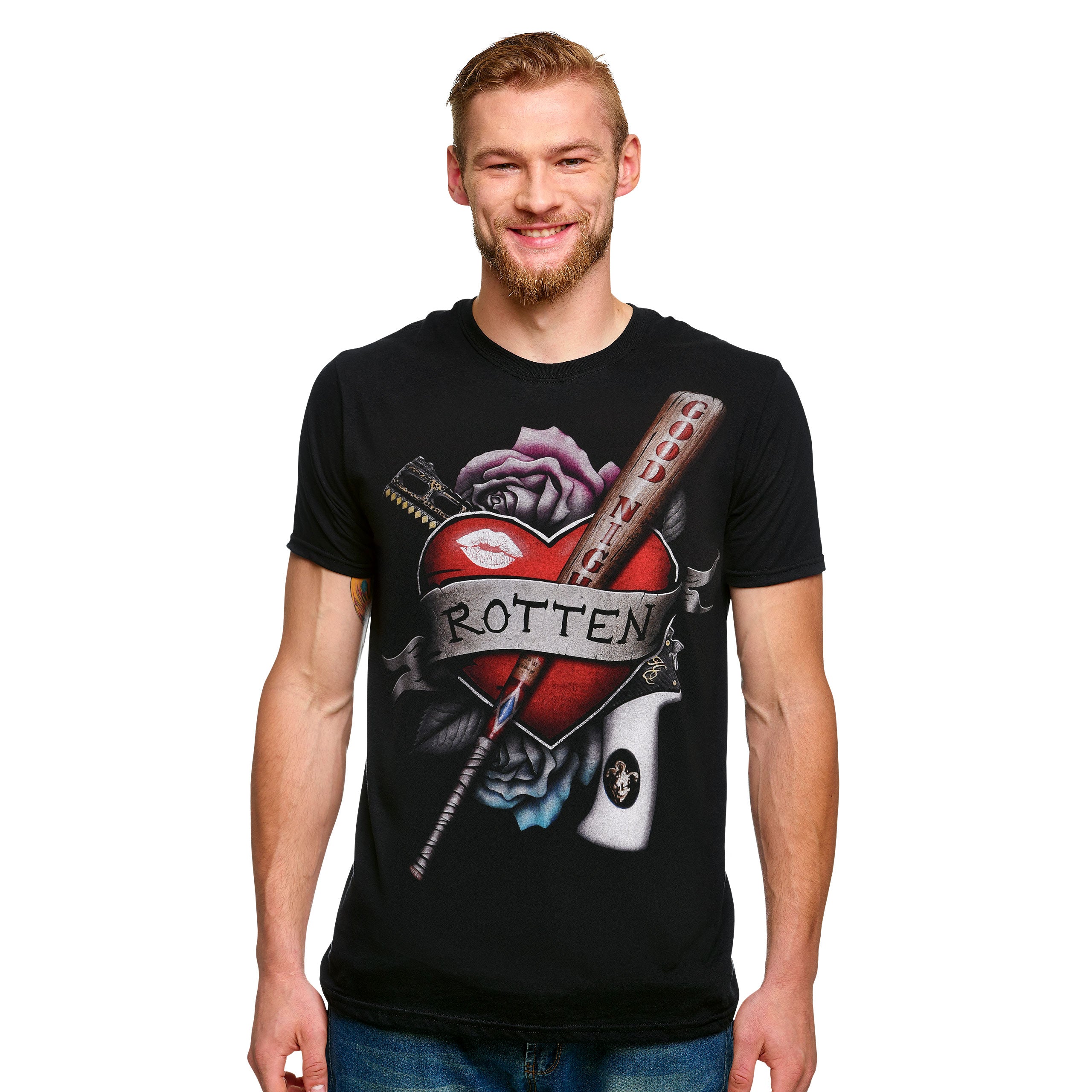 Image produit Harley Quinn - T-Shirt Rotten noir
