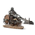 Image produit Mando avec Speeder BDS Art Scale Deluxe Statue - Star Wars The Mandalorian