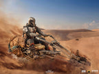 Image produit Mando avec Speeder BDS Art Scale Deluxe Statue - Star Wars The Mandalorian