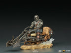Image produit Mando avec Speeder BDS Art Scale Deluxe Statue - Star Wars The Mandalorian