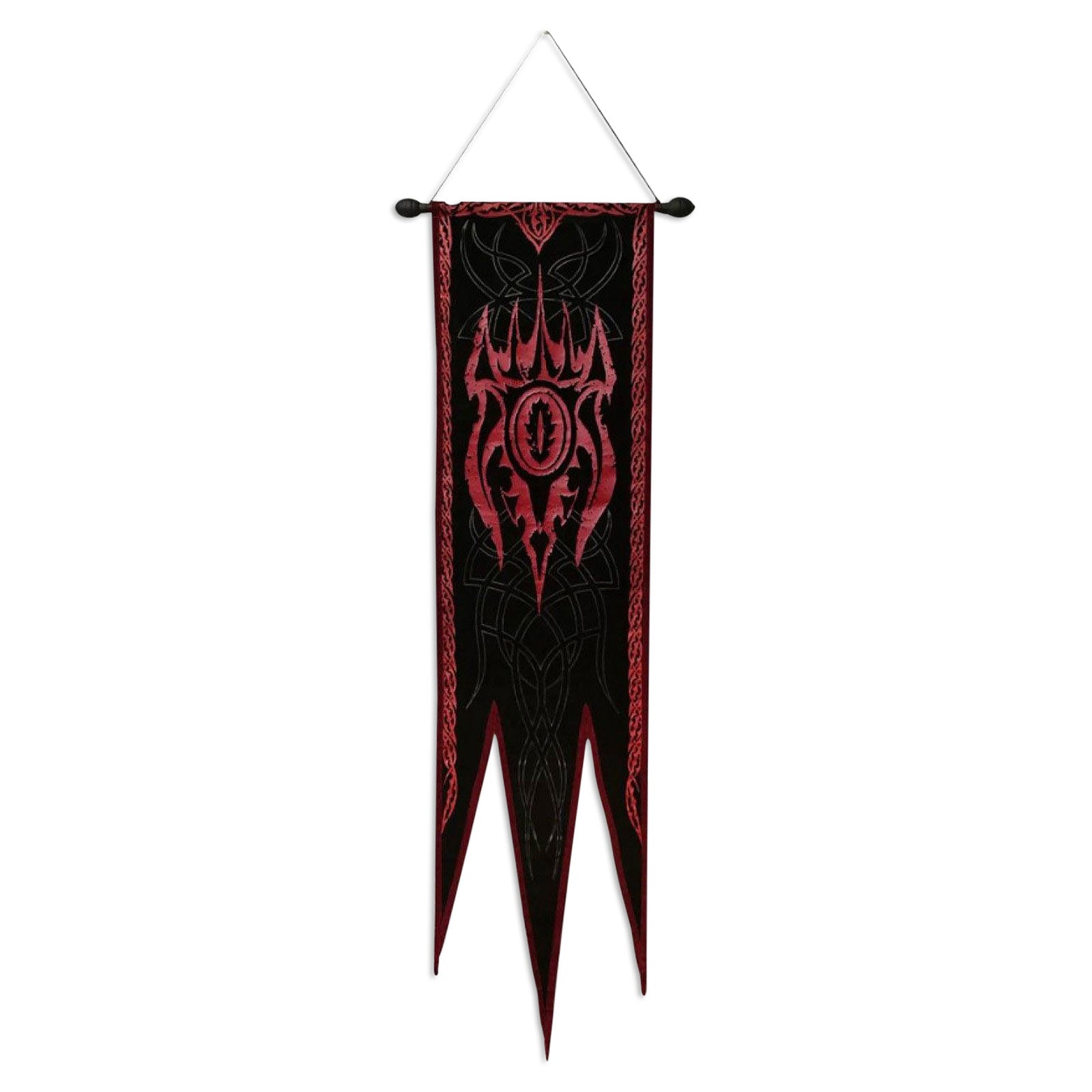 Image produit Le Seigneur des Anneaux – Réplique de la masse de Sauron avec bannière de guerre (édition Œil Rouge)