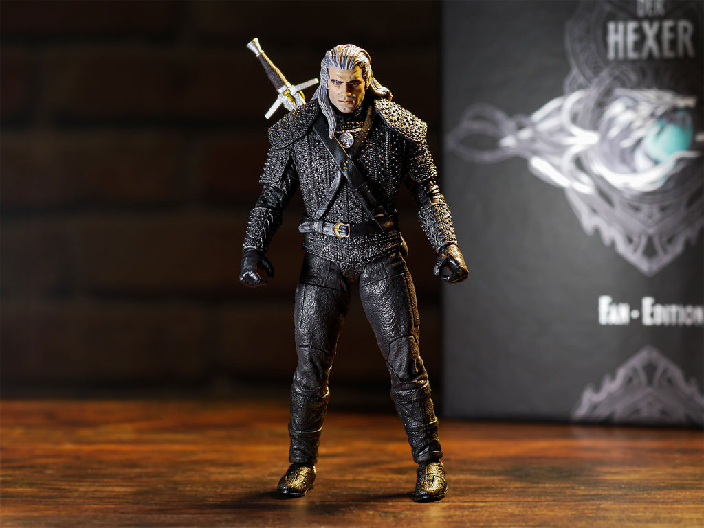 Image produit Witcher - Figurine d'action Geralt de Riv 17 cm
