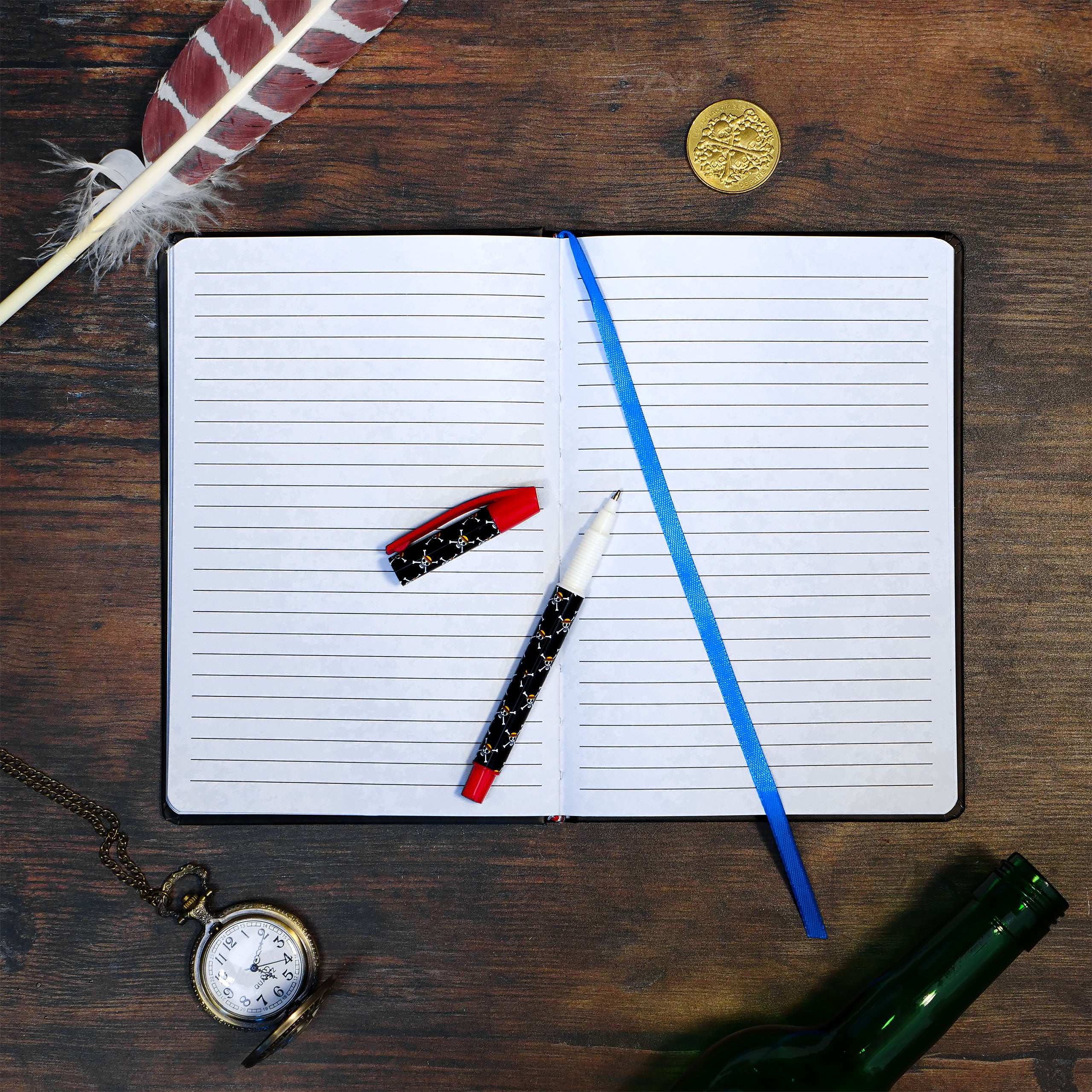 Image produit One Piece - Carnet de notes Ruffy A5 avec stylo
