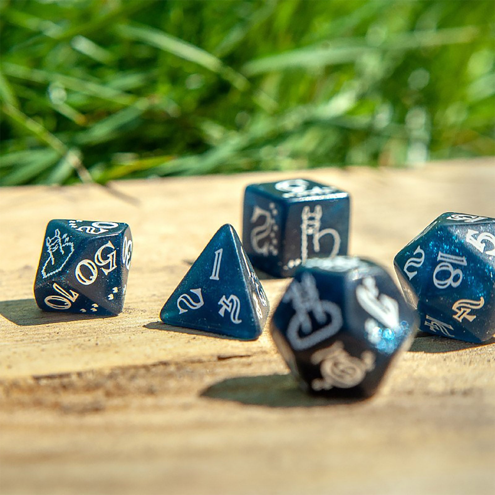 Image produit Set de dés RPG Llama Glitter 7pcs