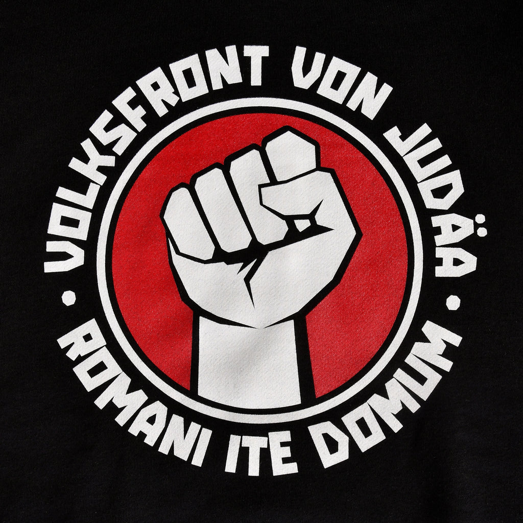 Image produit Sweat à capuche People's Front of Judea pour les fans de Monty Python Noir