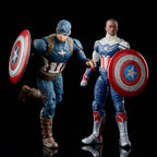 Image produit Captain America - Ensemble de figurines d'action Sam Wilson & Steve Rogers