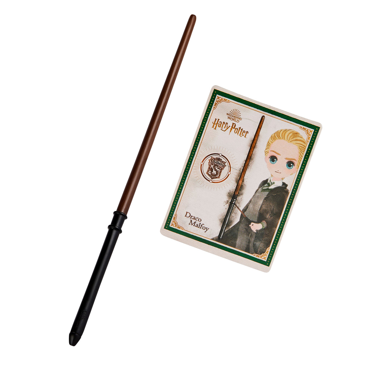 Image produit Harry Potter - Baguette de Draco avec carte de sort