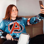 Image produit Avengers - Pull en tricot à logo Frost