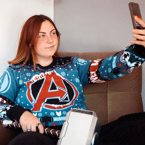 Image produit Avengers - Pull en tricot à logo Frost