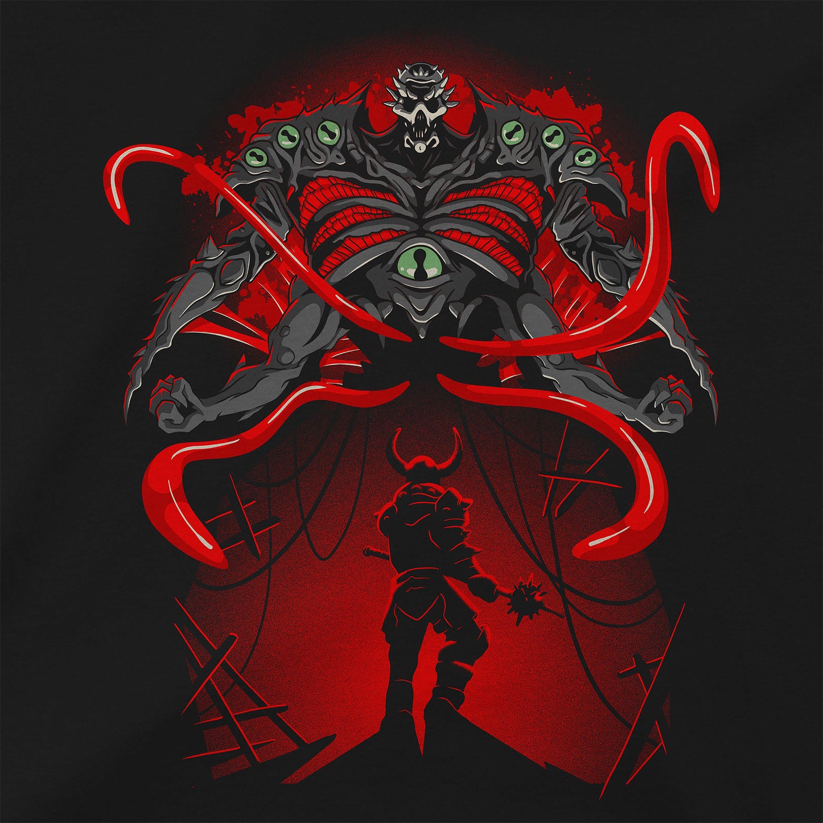 Image produit Path of Exile - Le T-Shirt noir Nightmare Malachai