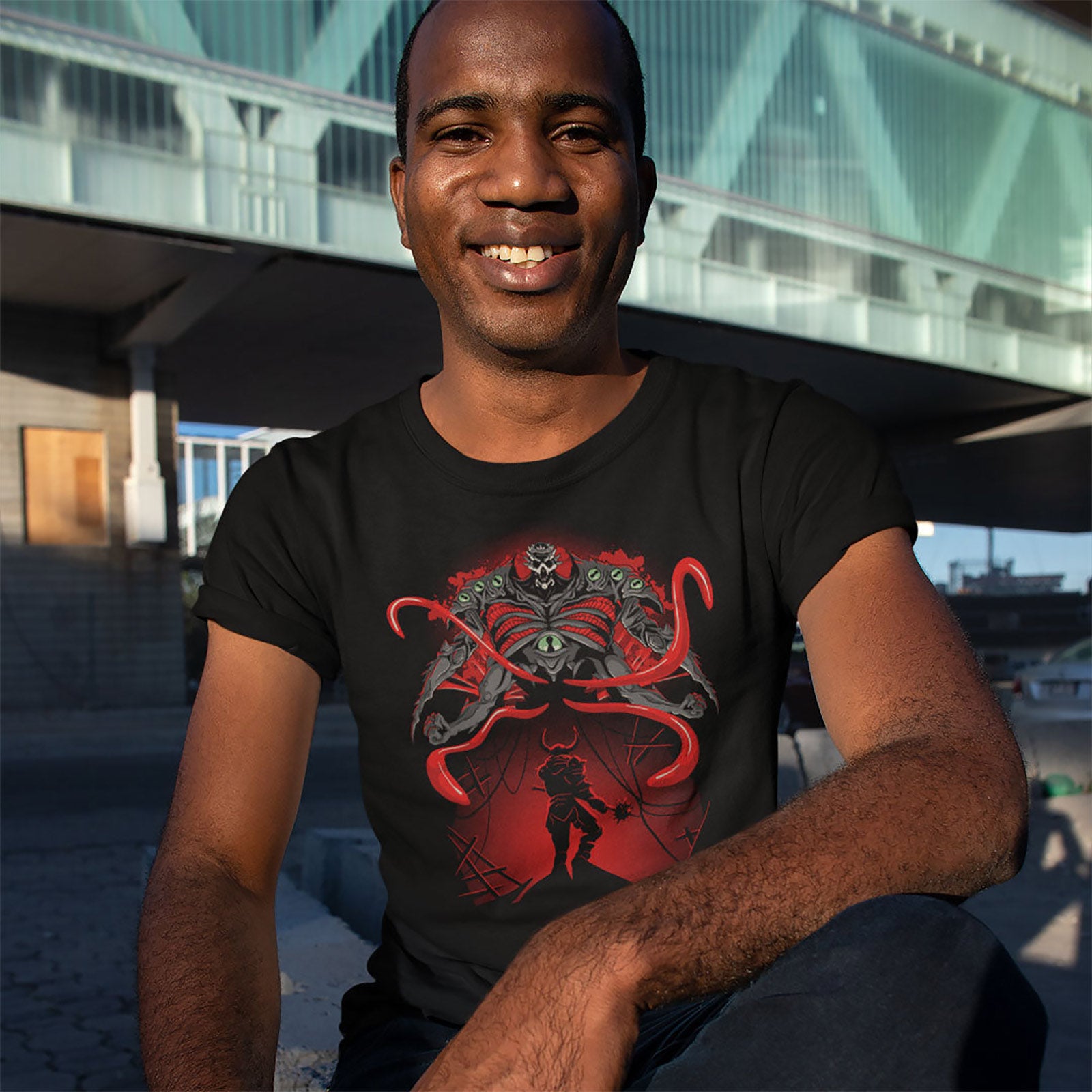 Image produit Path of Exile - Le T-Shirt noir Nightmare Malachai
