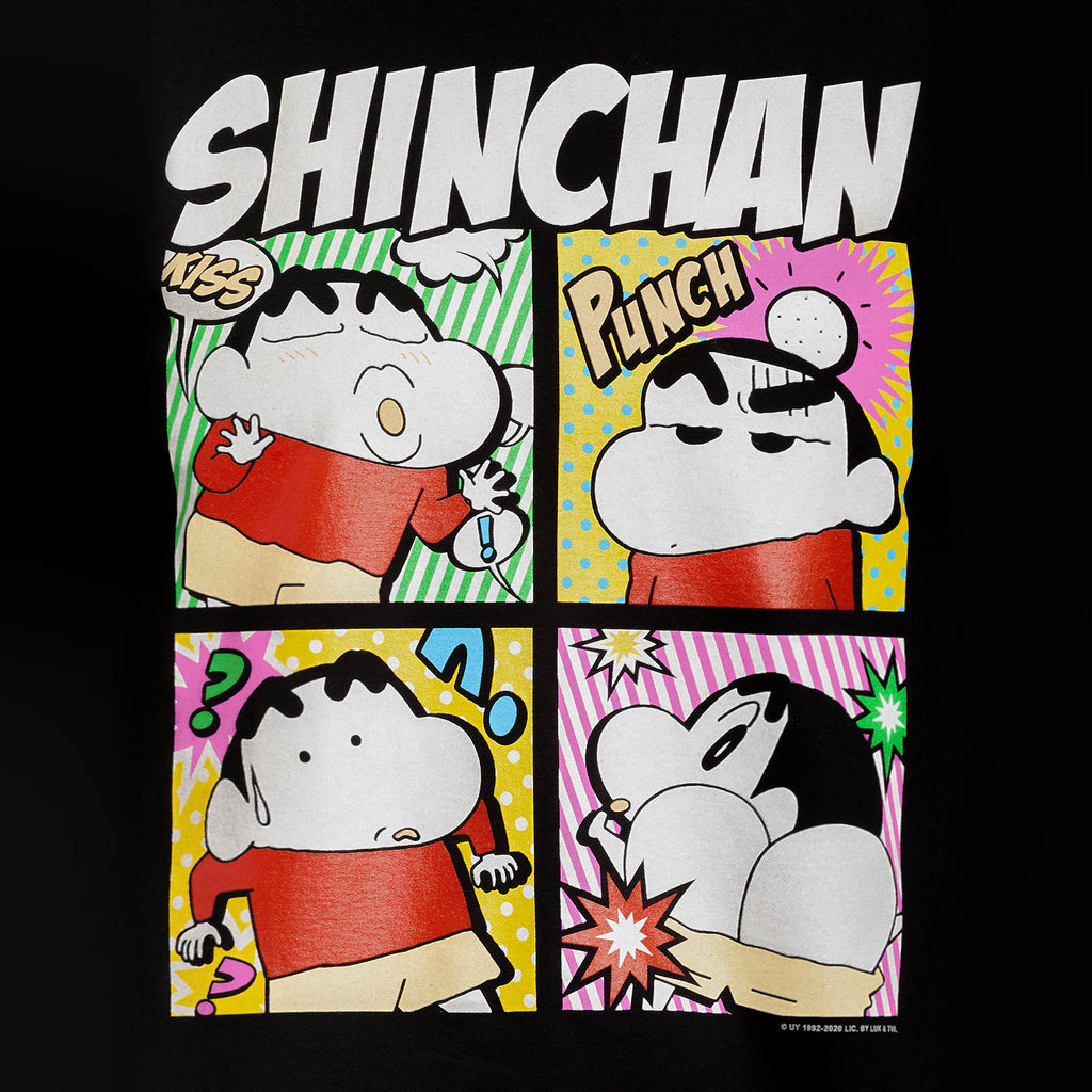 Image produit Shin-Chan - T-shirt Pop Art noir