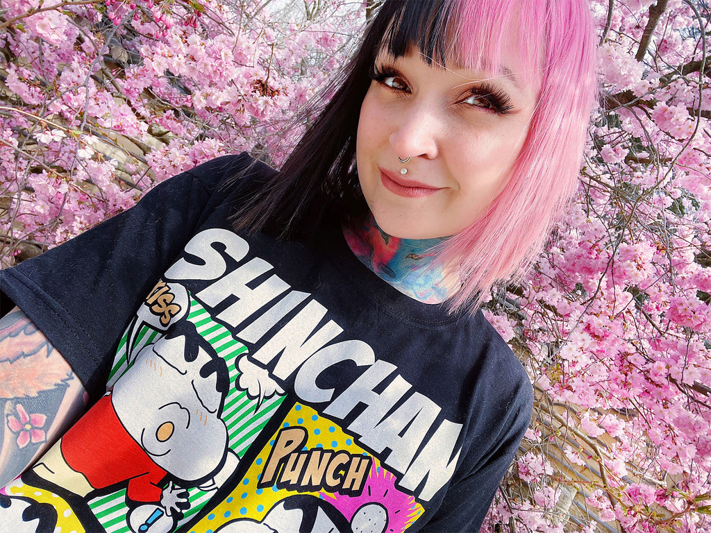 Image produit Shin-Chan - T-shirt Pop Art noir