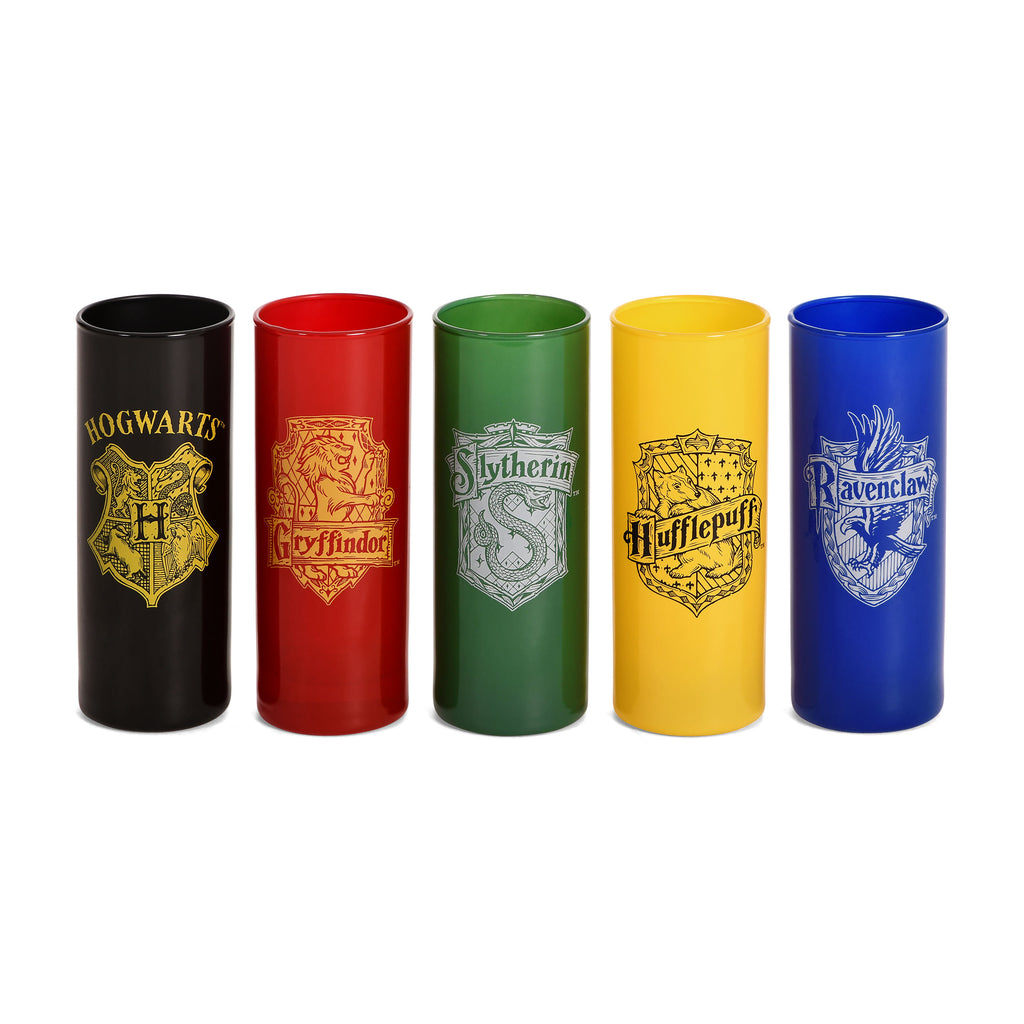 Image produit Ensemble de verres des maisons de Poudlard 5 pièces - Harry Potter