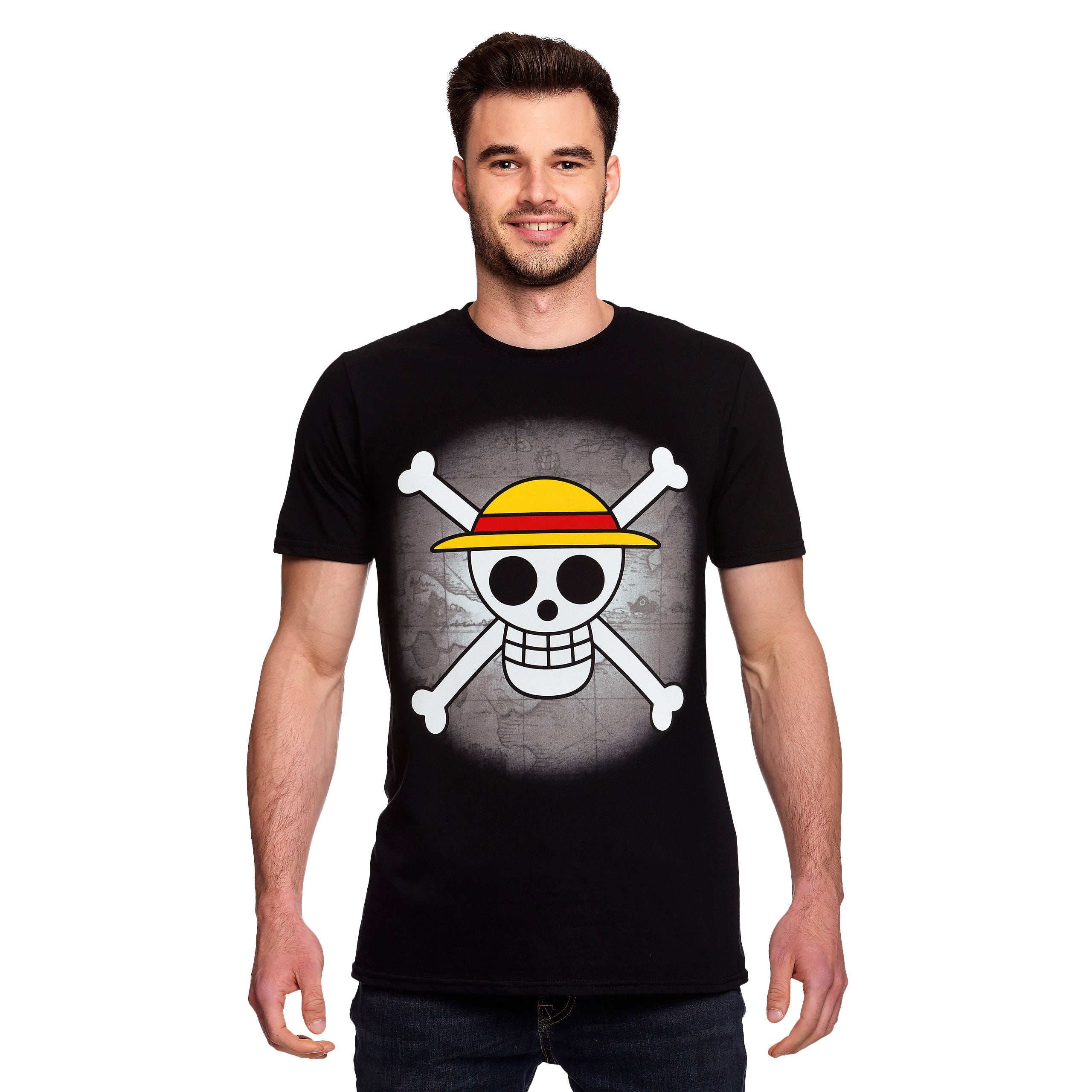 Image produit One Piece - T-Shirt Skull noir