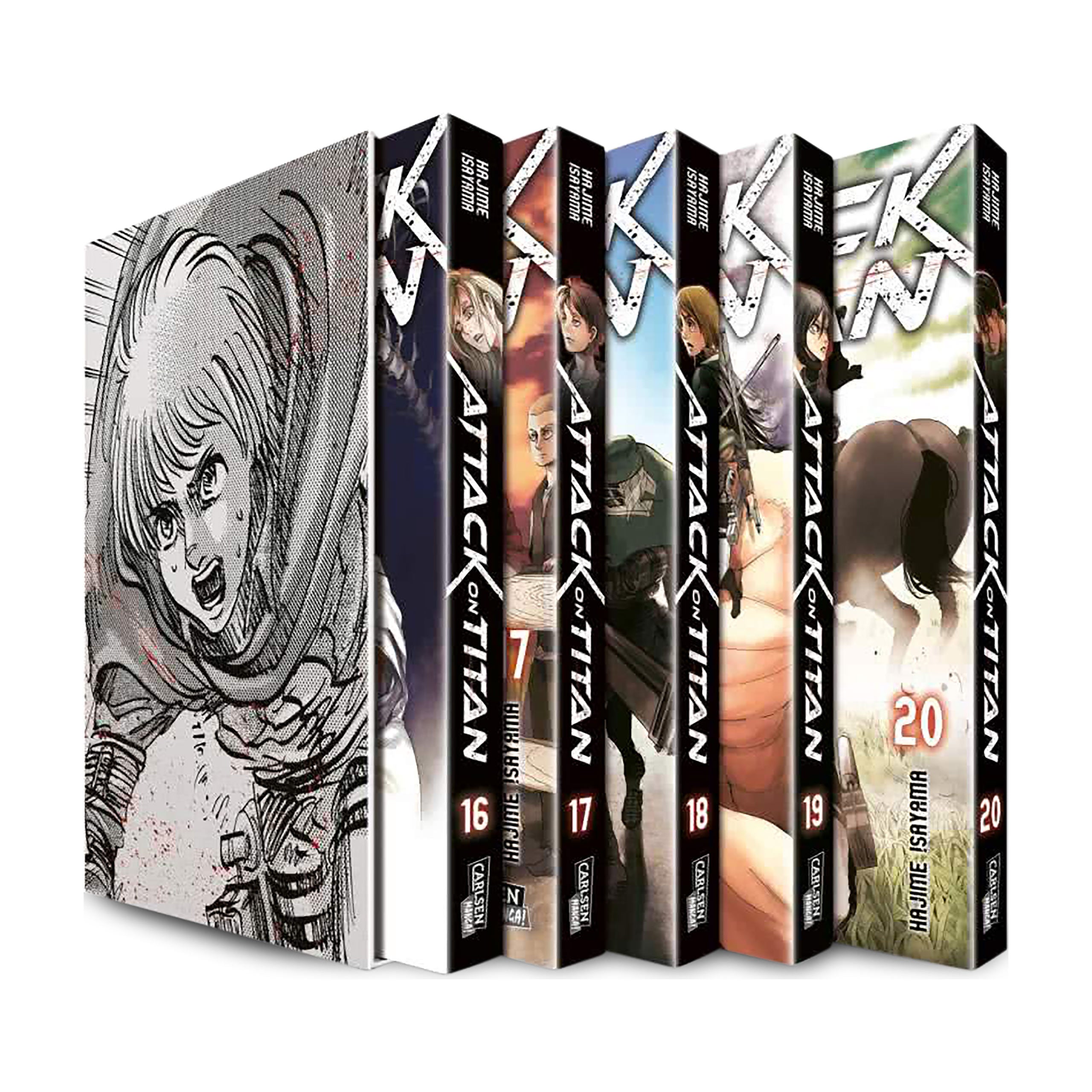 Image produit Attack on Titan - Coffret Collection Volumes 16-20