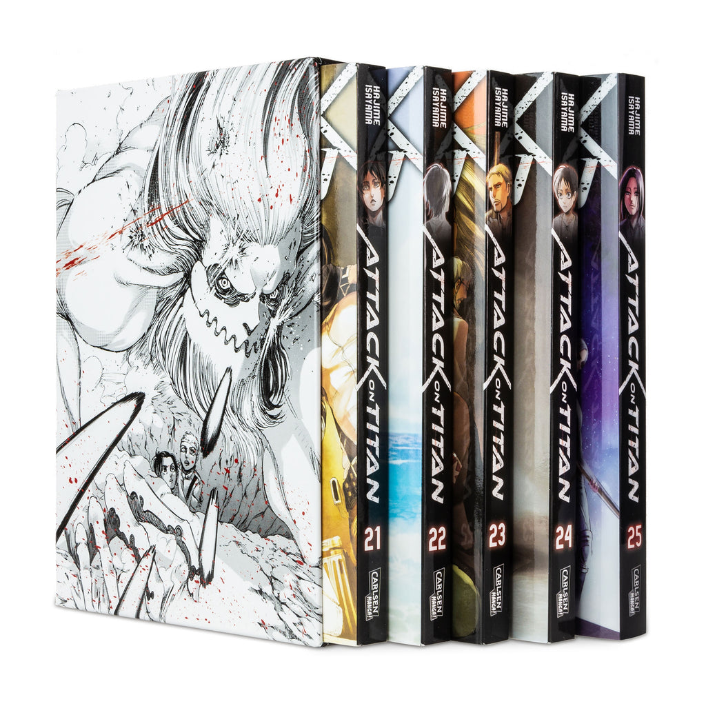 Image produit Attack on Titan - Coffret de collection Volume 21-25