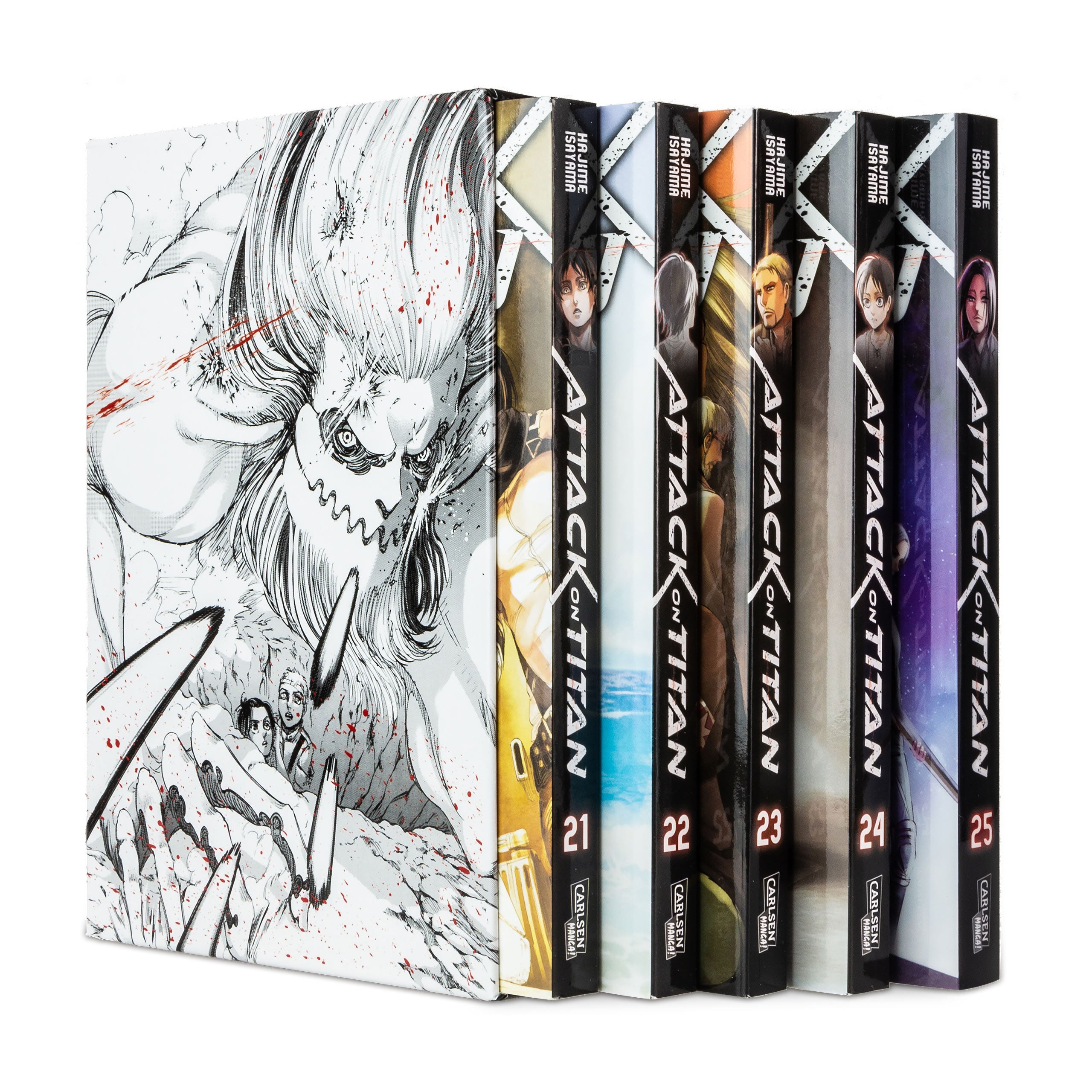 Image produit Attack on Titan - Coffret de collection Volume 21-25