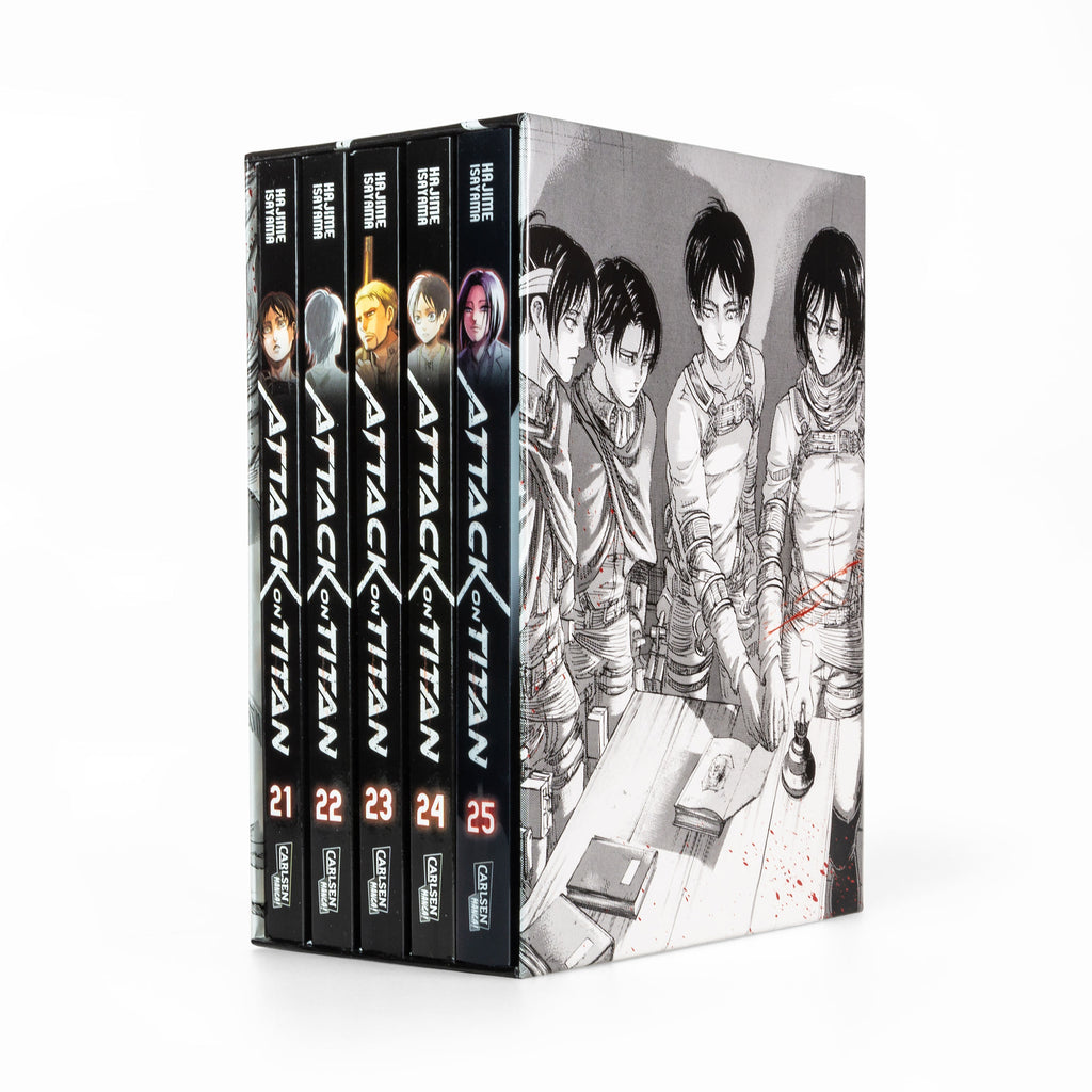Image produit Attack on Titan - Coffret de collection Volume 21-25