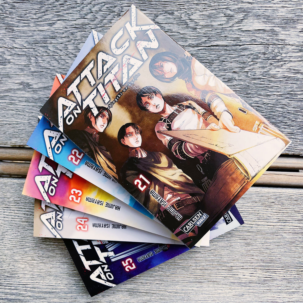 Image produit Attack on Titan - Coffret de collection Volume 21-25
