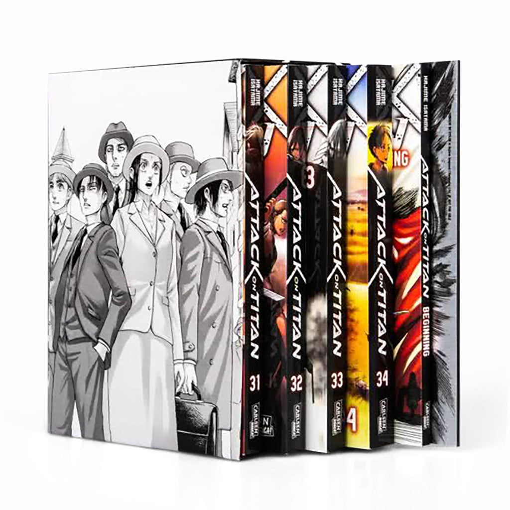 Image produit Attack on Titan - Coffret Collector Tome 31-34