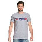 Image produit Top Gun - T-shirt logo gris