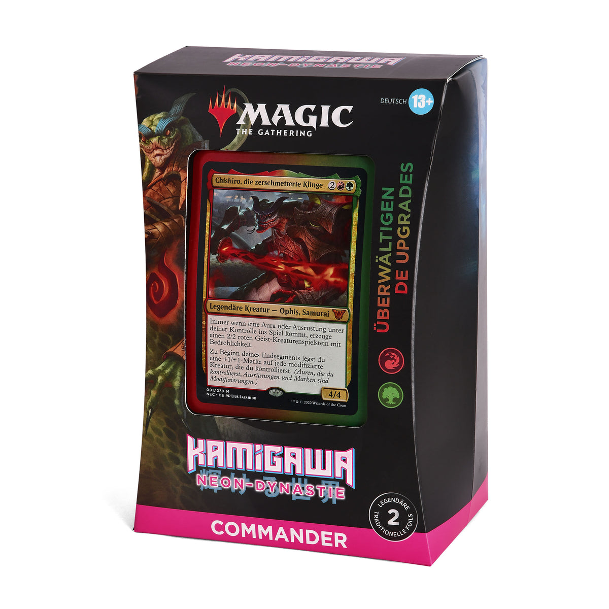 Image produit Magic The Gathering - Kamigawa Dynastie Néon Commander Deck Améliorations écrasantes