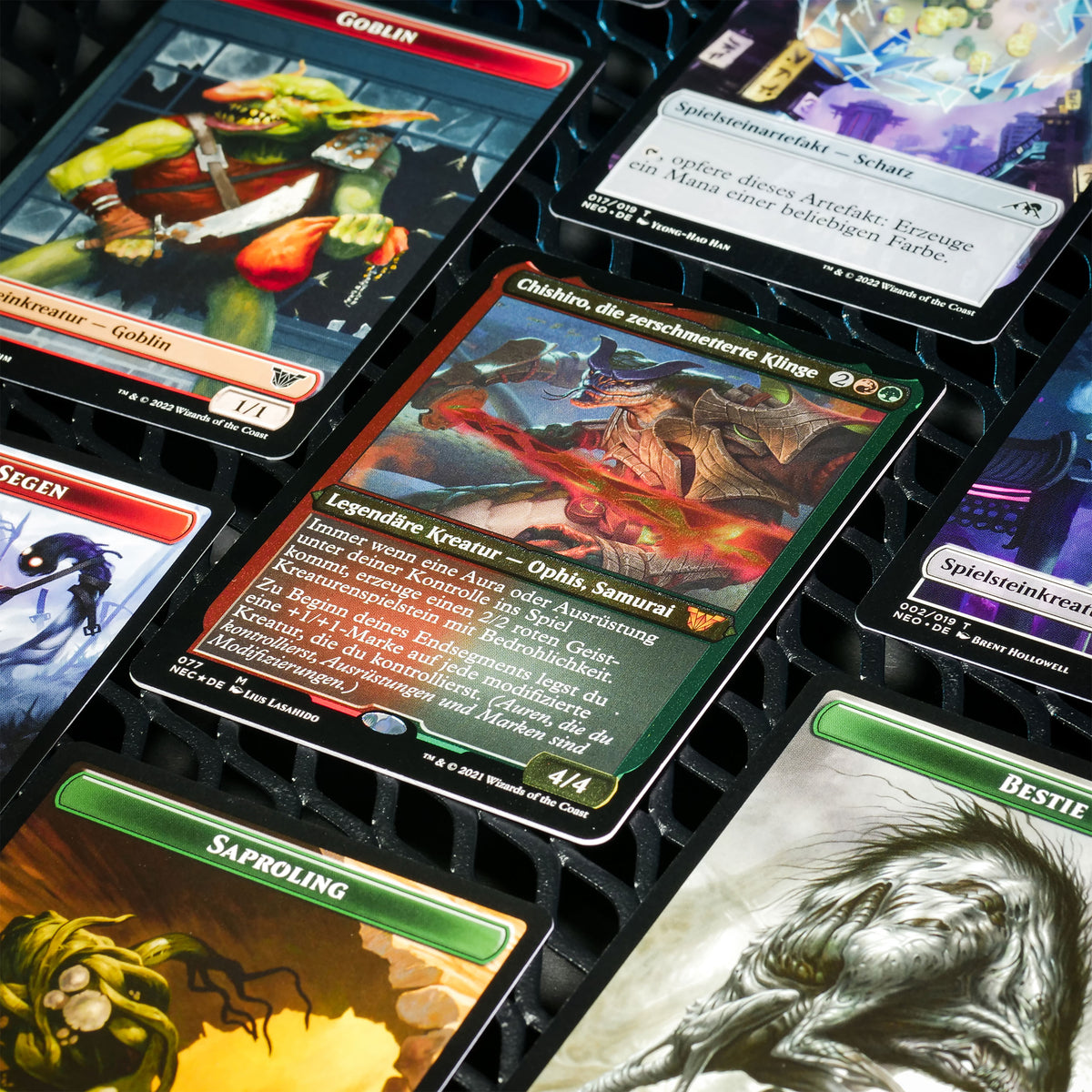 Image produit Magic The Gathering - Kamigawa Dynastie Néon Commander Deck Améliorations écrasantes