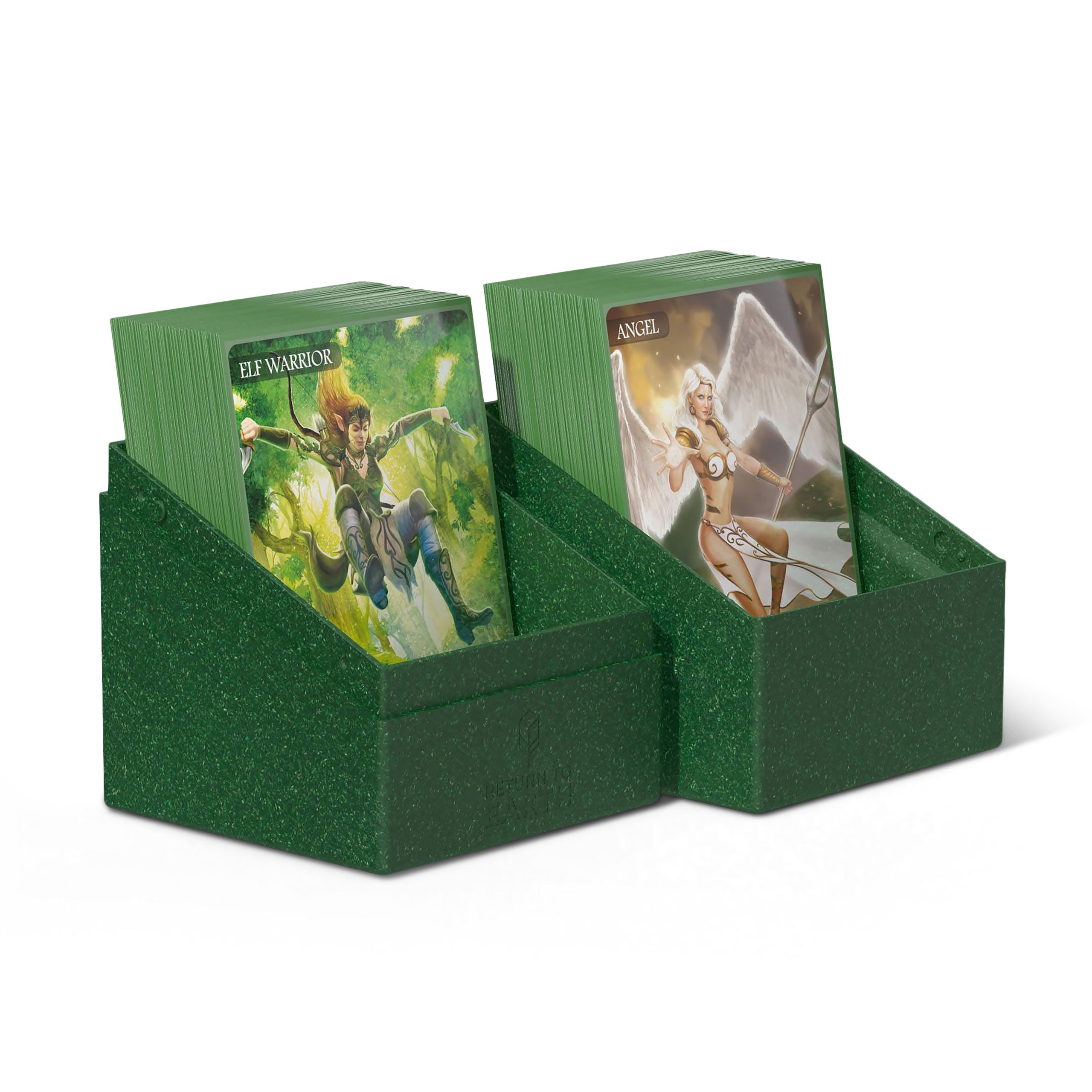 Image produit Boîte à cartes à collectionner Ultimate Guard verte pour 100 cartes