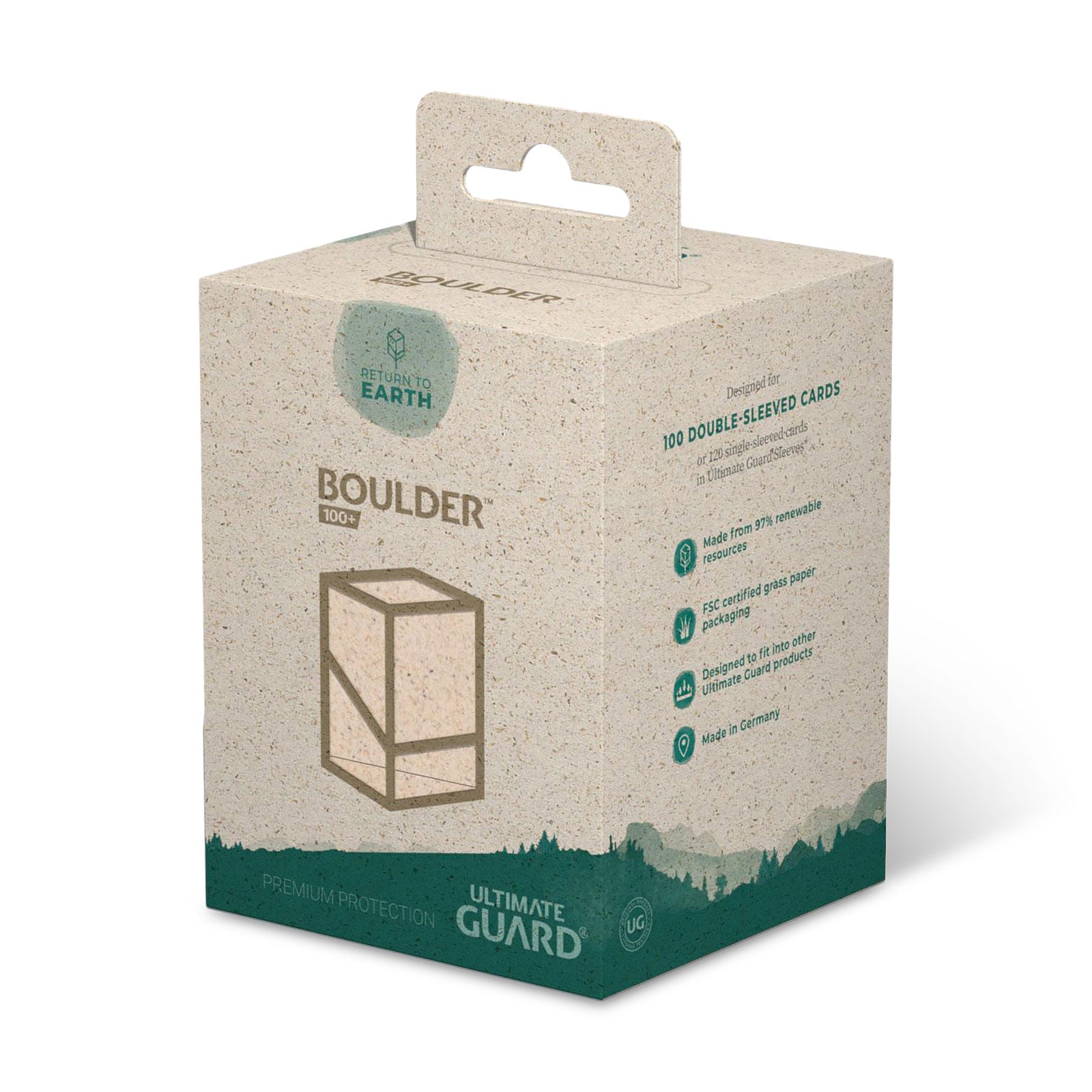 Image produit Boîte de cartes à collectionner Ultimate Guard blanche pour 100 cartes