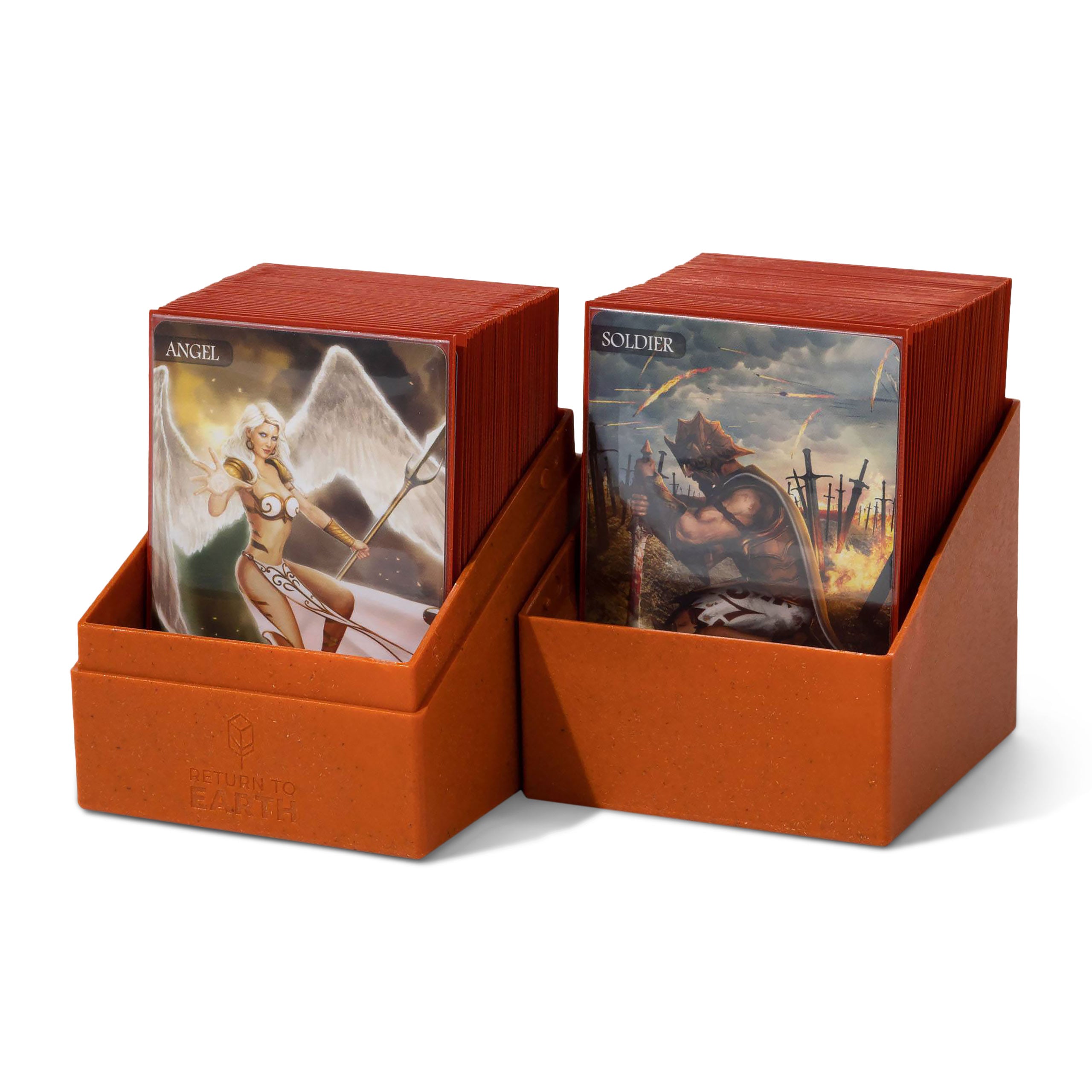 Image produit Boîte de cartes à collectionner Ultimate Guard orange pour 100 cartes