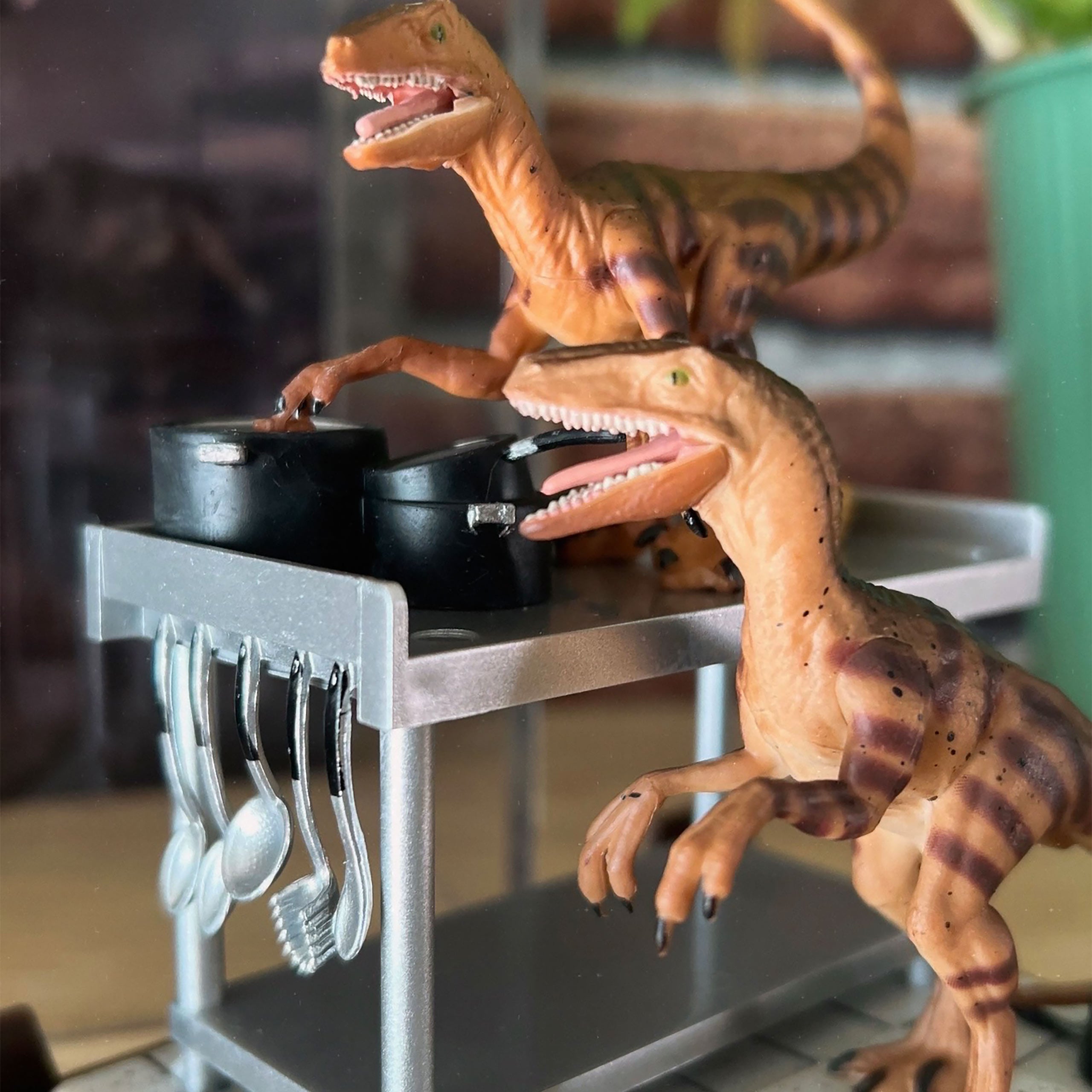 Image produit Jurassic Park - Ensemble de Figurines Velociraptor