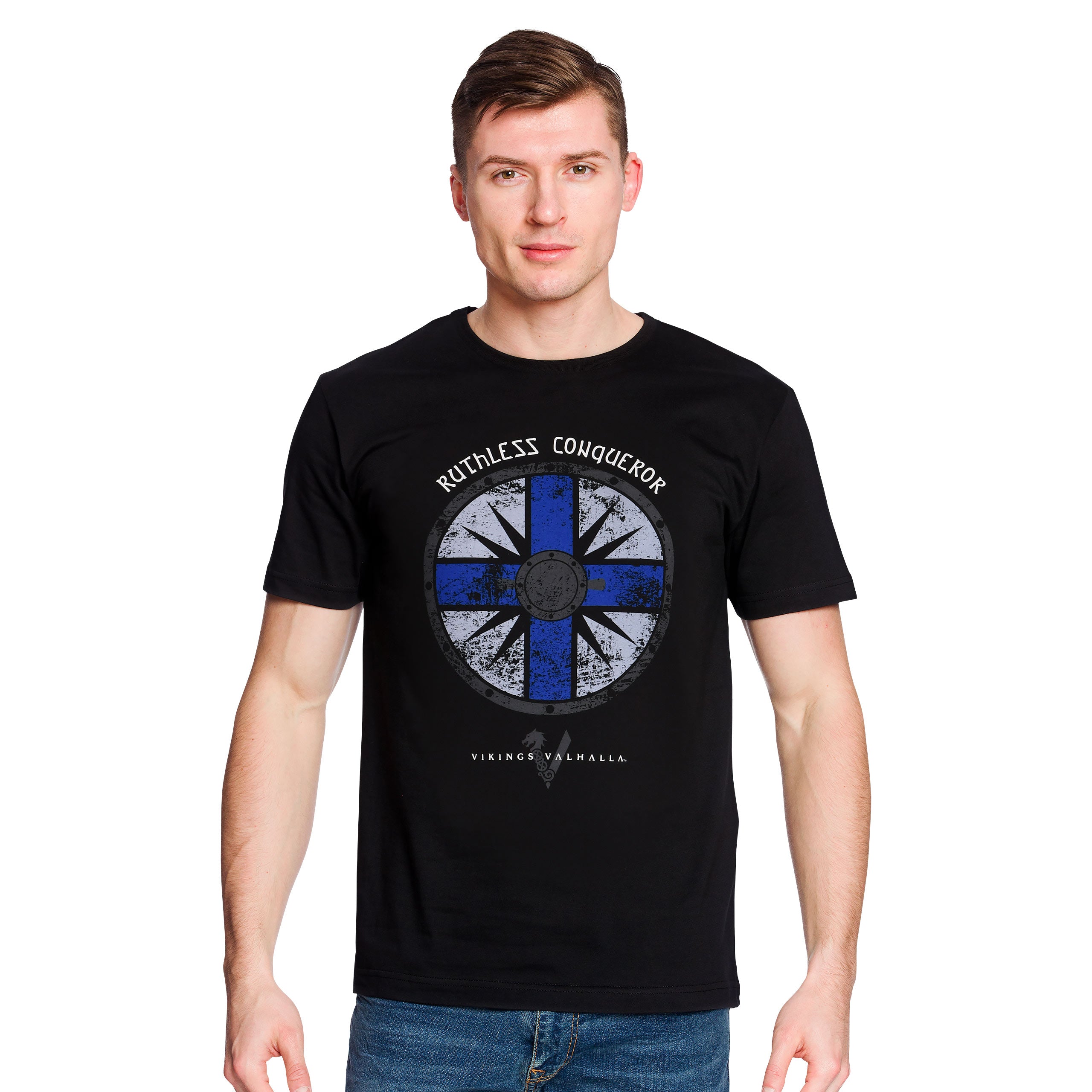 Image produit Vikings Valhalla - T-Shirt Ruthless Conqueror noir