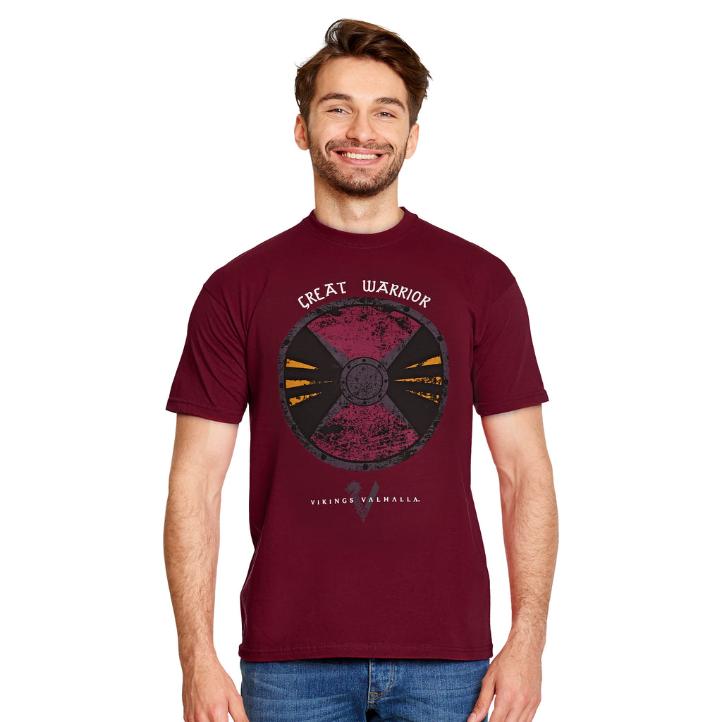 Image produit Vikings Valhalla - T-Shirt Grand Guerrier rouge
