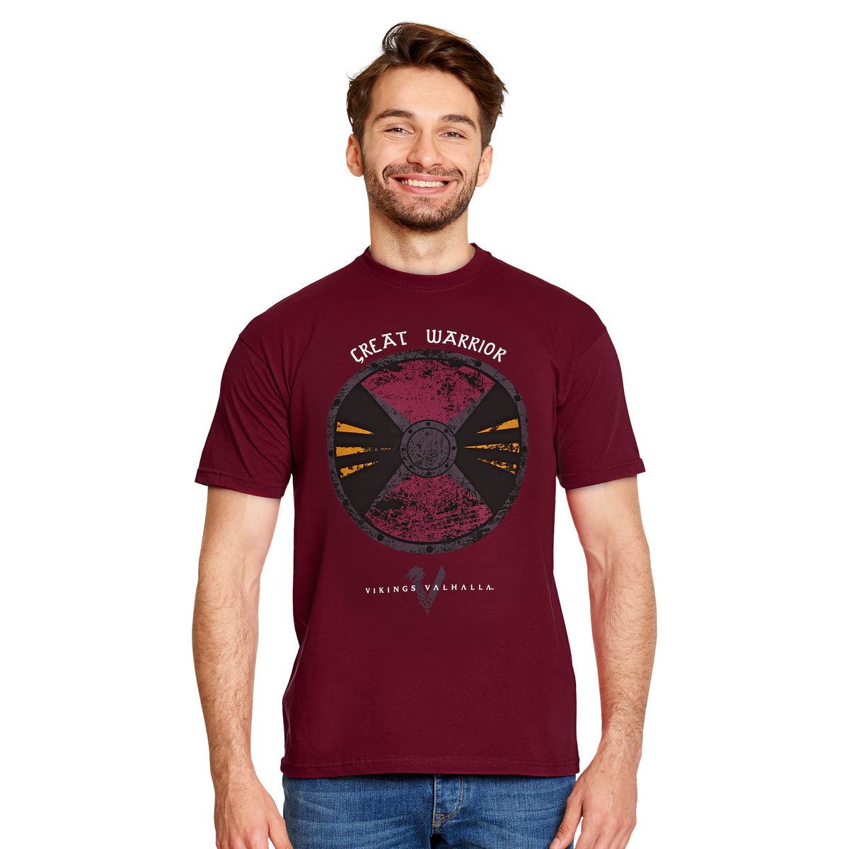Image produit Vikings Valhalla - T-Shirt Grand Guerrier rouge