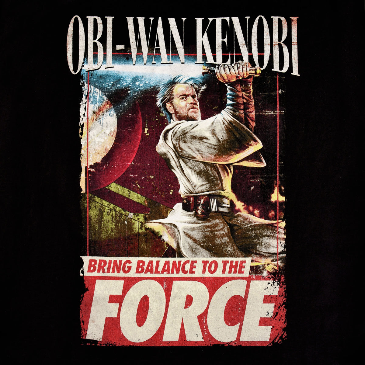 Image produit Star Wars - Bring Balance To The Force T-shirt noir