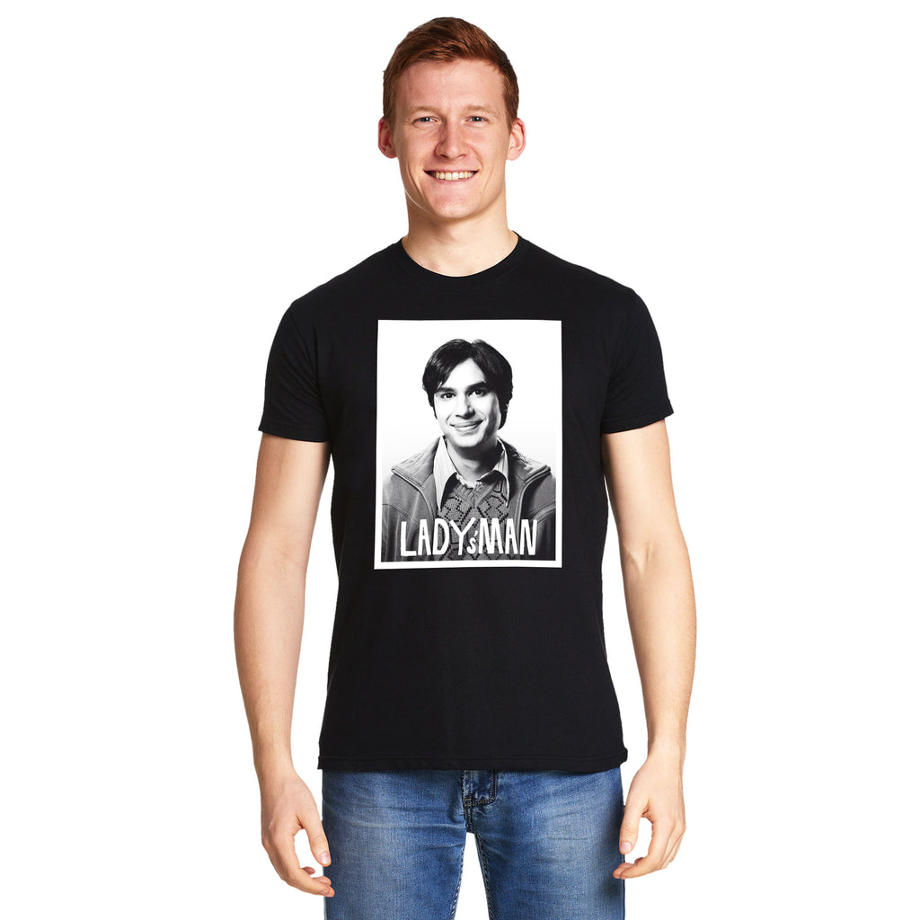 Image produit T-shirt noir Raj Lady's Man - The Big Bang Theory