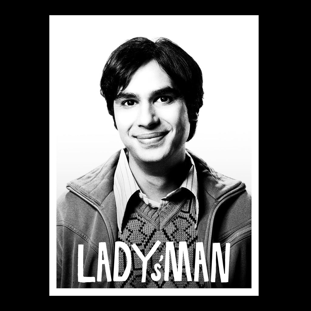 Image produit T-shirt noir Raj Lady's Man - The Big Bang Theory