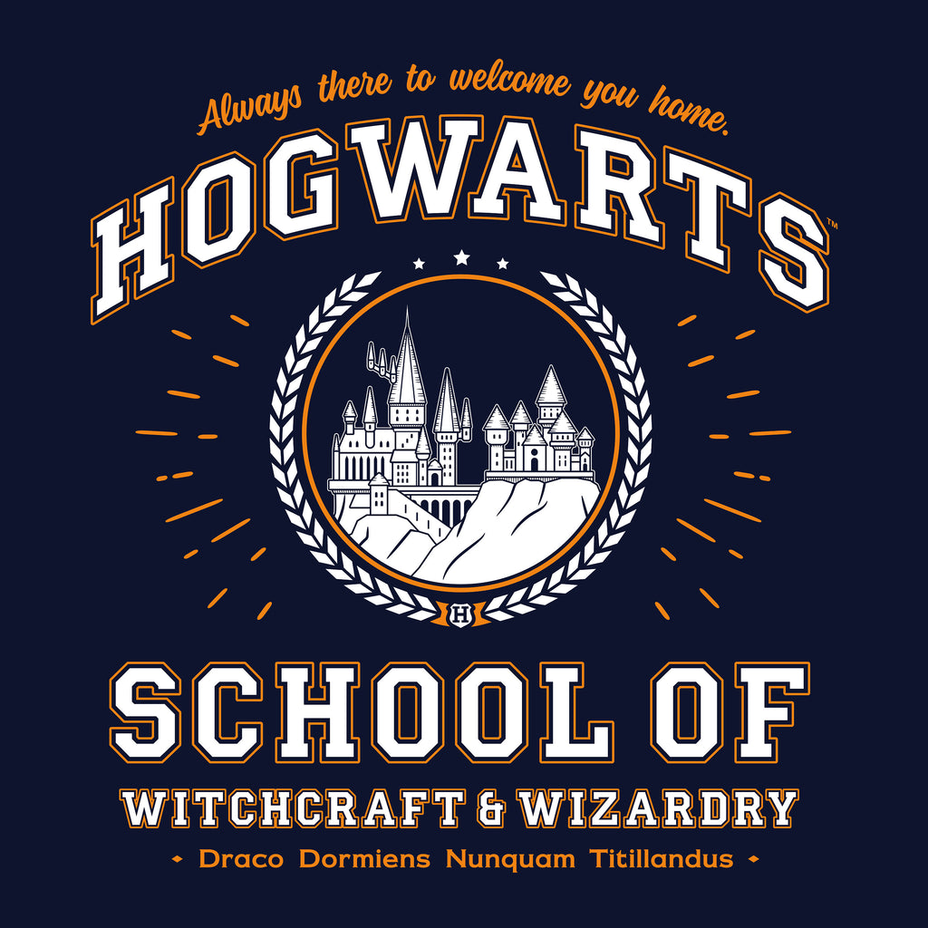 Image produit T-shirt bleu de l'école Hogwarts - Harry Potter