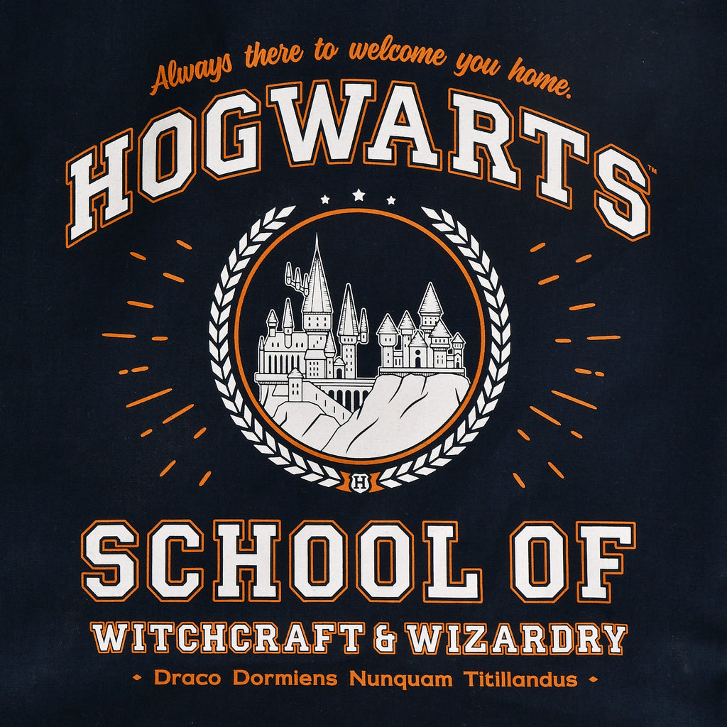 Image produit Sac en jute bleu de l'école de Poudlard - Harry Potter