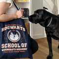 Image produit Sac en jute bleu de l'école de Poudlard - Harry Potter