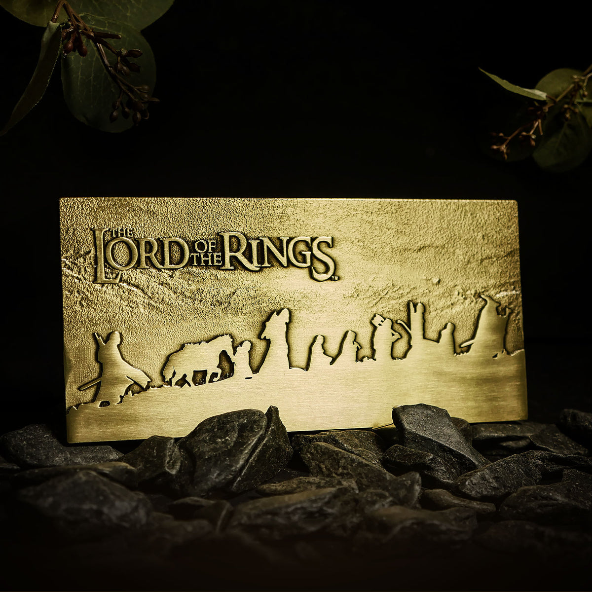 Image produit Le Seigneur des Anneaux - Plaque La Communauté édition limitée