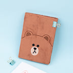 Image produit Line Friends - Carnet en peluche Brown A5